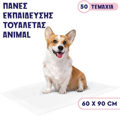 Animal Floor Diapers Dog 90x60cm 50pcs