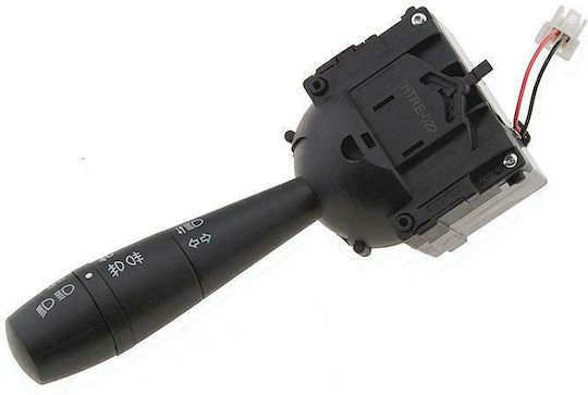NTY Car Light Switch for Dacia Logan / Sandero Renault Captur / Clio / Twingo Black