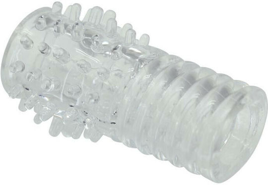 Toyz4lovers Timeless Cock Sleeve With Nodules Προέκταση Πέους Transparent 10cm