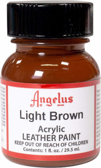 Angelus Acrylic Paint Vopsea acrilică Maro pentru Piele Light Brown 29.5ml