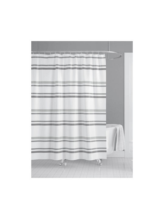 Ankor Shower Curtain 180x180cm Gray