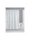 Ankor Shower Curtain 180x180cm Light Blue
