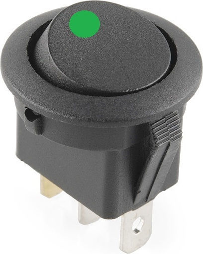 Автомобилен превключвател On/Off 12V Универсален Черен