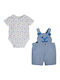 Guess Babystrampler Kurzärmelig Hellblau
