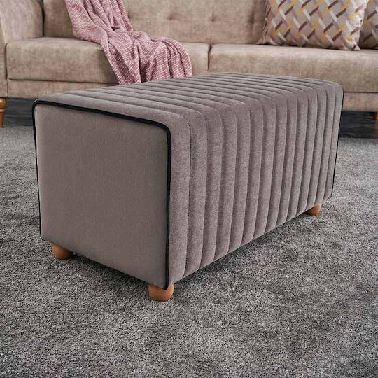 Scaun Taburet Mabel Gri 80x40x40buc