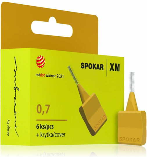 Spokar Xm Interdentalbürsten 0.7mm Gelb 6Stück