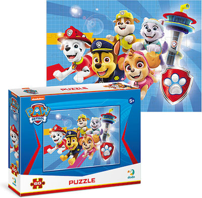 Puzzle pentru Copii Paw Patrol - Περιπολία Κουταβιών pentru 5++ Ani 60buc Dodo