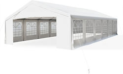 Outsunny Garden Freestanding Pavilion White 12x6cm