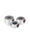 Maestro Pots Set of Stainless Steel with No Coating Silver 6pcs