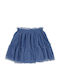 Kinder Tutu Rock aus Tüll Einfarbig Blau