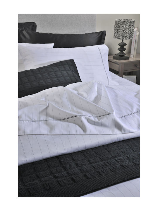 Down Town Home Pique Blanket Double 230x260cm B...