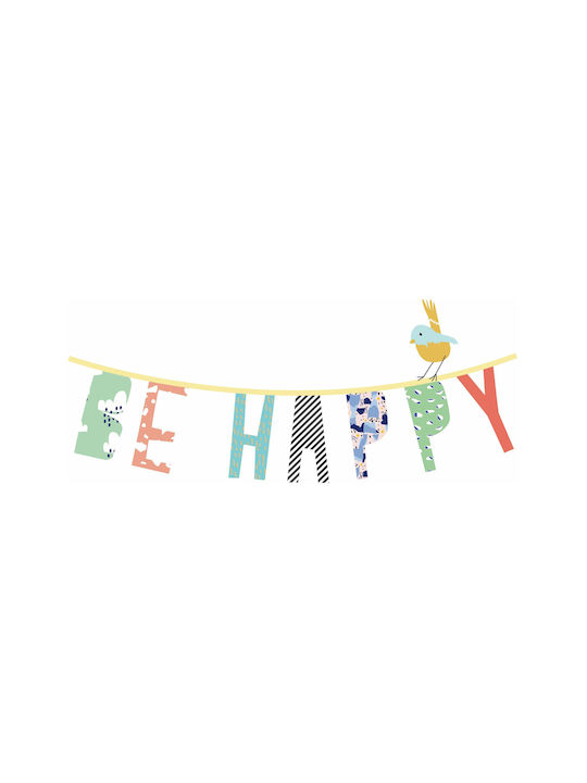 Mimi'lou Kinder Wandsticker Wand Be Happy 58x21cm