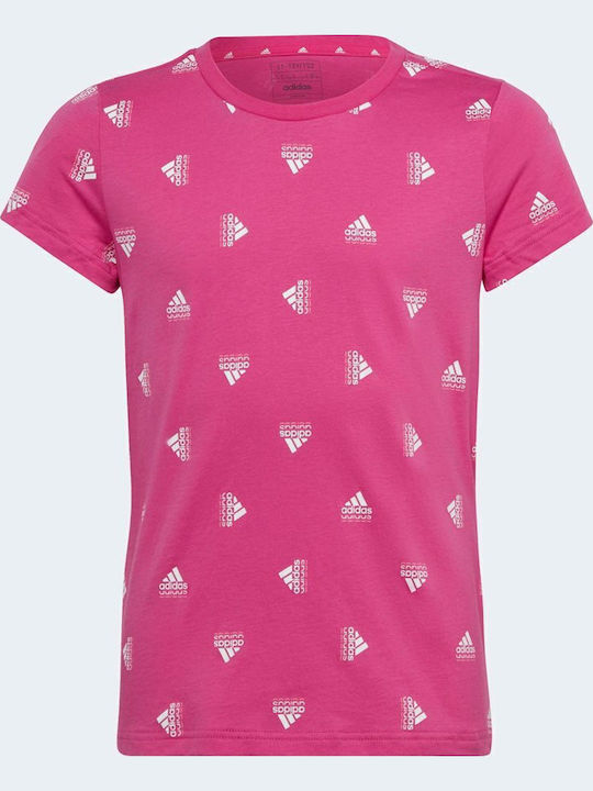 Παιδικό T-shirt Φούξια Brand Love