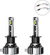 NovSight Lamps Car H1 LED 6500K Cold White 12V 50W 2pcs