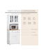 Kitchen Column with Countertop White 68x39.5x170pcs