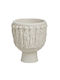 Inart Planter Concrete White 20x20x23cm.