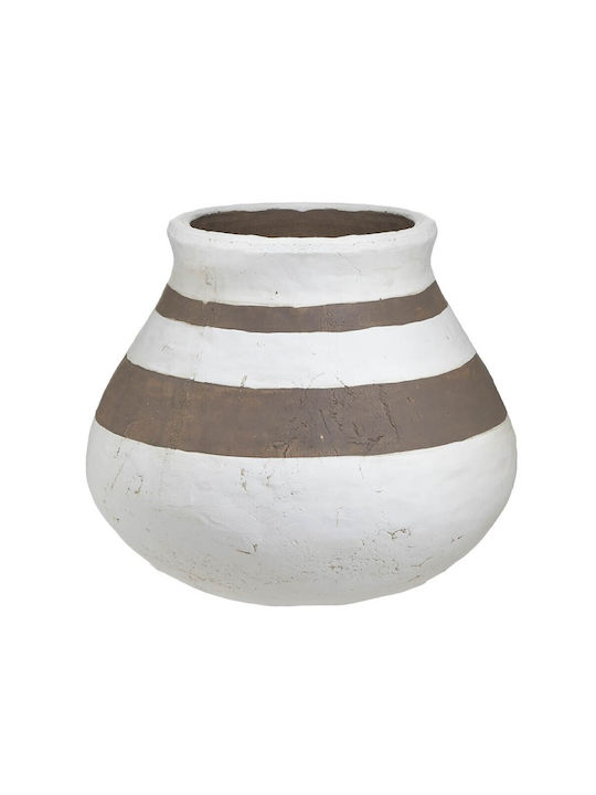 Inart Terracotta Ghiveci Ceramică Maro 29x29x25εκ.