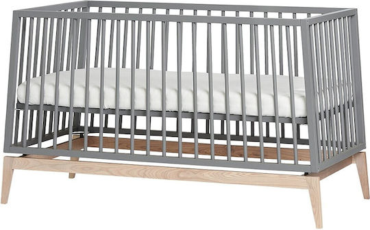 Leander Cabrio Babybett Luna Graue / Eiche Leander Cabrio Babybett Luna Graue / Eiche