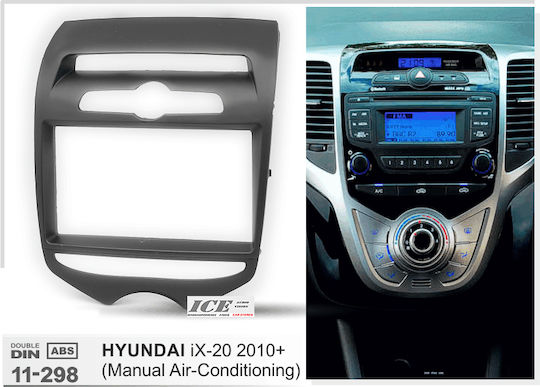 Πρόσοψη 2 Din για Hyundai ix20 Mercedes-Benz R Scania R 2010