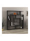 Bibliothek Labirent Charcoal 125x22x129cm