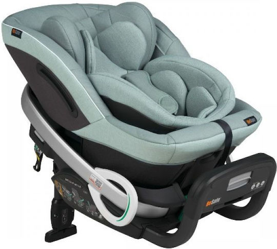 BeSafe Stretch B Детско Столче за Кола i-Размер с Isofix Sea Green Melange 0-36 кг