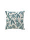 Click Sofa-Kissen aus 100% Baumwolle Hellblau / Grün / Weiß 40x40cm