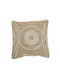 Inart Sofa Cushion Natural 2pcs 45x45cm.