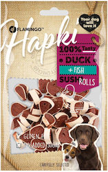 Flamingo Hapki Sushi Rolls Dog Treats in Stick 85g
