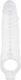 Chisa Novelties SuperMe Mighty Sleeve With Ball Loop Penis Extension Clear 22cm