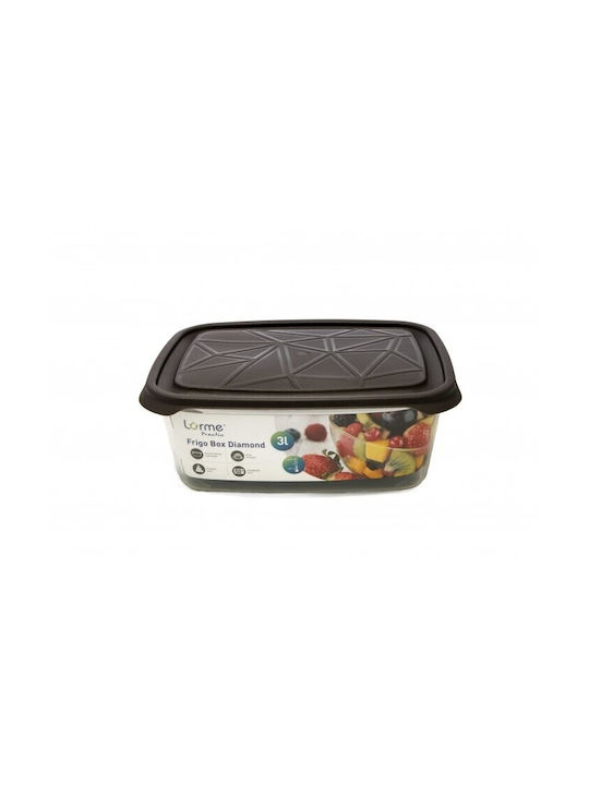 Venus Plastic Lunch Box Transparent 2000ml