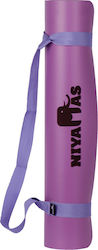 Niyamas Curea de transport pentru saltea de yoga 160x4cm. Violet