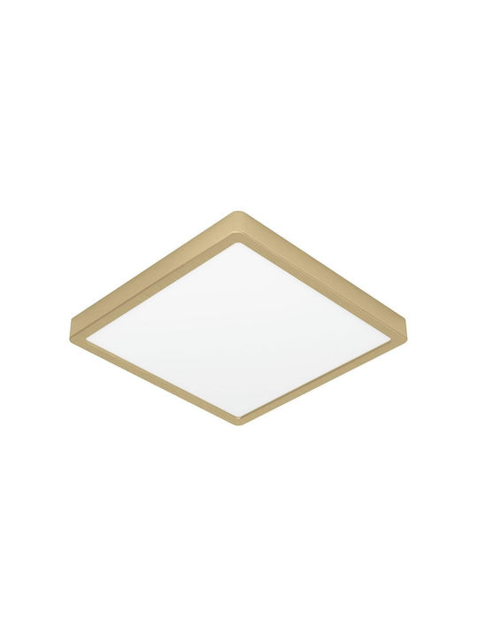 Eglo Fueva Ceiling Mount Light 28.5cm Gold with...