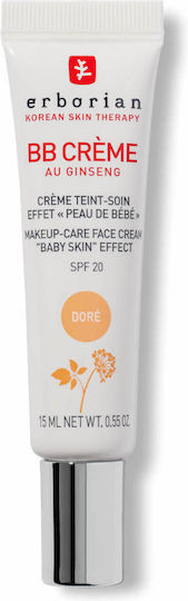 Erborian Au Ginseng BB- Dore Creme Gesicht Tag mit SPF20 15ml