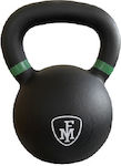 MegaFitness Kettlebell Emaille 24kg Schwarz