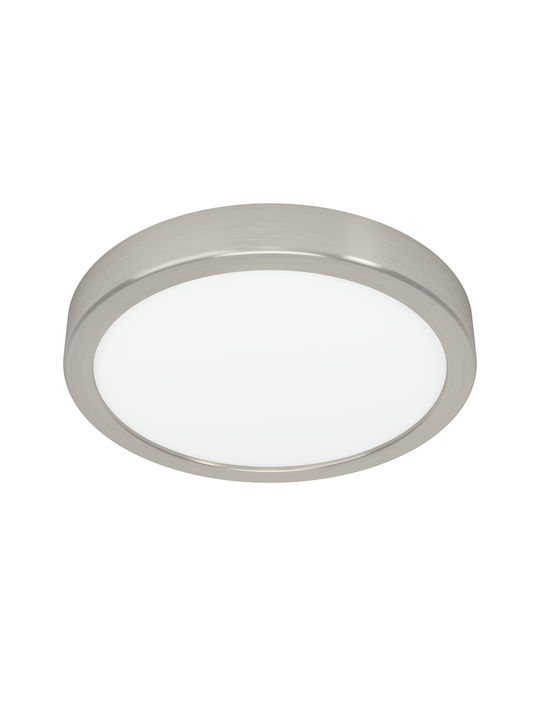 Eglo Fueva Deckenleuchte 21cm Silber mit Integr...