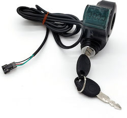 Spare Part for Electric Scooter Lock Switch with Voltmeter 96283