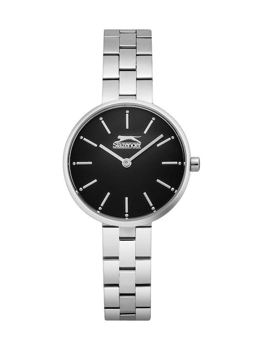 Slazenger Uhr Batterie mit Silber Metallarmband