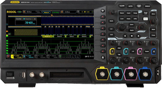 Rigol MSO5104 Heat Rate Monitor Counter 100MHz with 1 Channel and 9" Screen