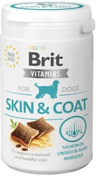 Brit Skin&Coat Πολυβιταμίνες Σκύλου σε Δισκία 150gr