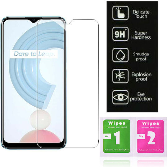 Nemo 9H 2.5D 0.3mm Vollkleber Vollflächig gehärtetes Glas (Realme C21Y / C25Y)