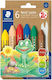 Staedtler Noris Junior Set von Buntstiften mit 6 Farben