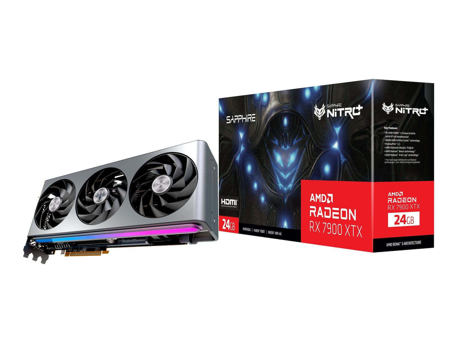 Sapphire Radeon RX 7900 XTX 24GB GDDR6 Nitro+ Vapor-X Κάρτα Γραφικών