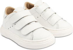 Babywalker Βαπτιστικά Δερμάτινα Sneakers Λευκά