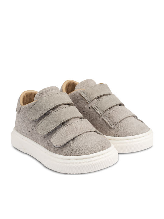 Babywalker Christening Leather Gray Sneakers