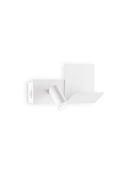 Ideal Lux Komodo-1 Klassisch Leuchte Wand mit Integrierter LED und Warmweißes Licht 19x10.5x10.5cm