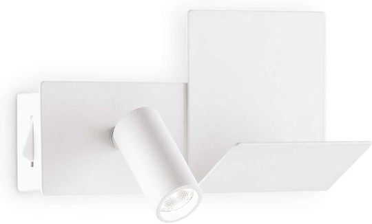 Ideal Lux Komodo-1 Classic Lamp Wall with Integrated LED and Warm White Light 19x10.5x10.5cm