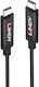Lindy USB 3.2 Video Cable USB-C male - USB-C 60W PD Μαύρο 3m 43348