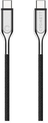 Cygnett Braided USB 2.0 Cable USB-C male - USB-C Μαύρο 1m CY2675PCTYC