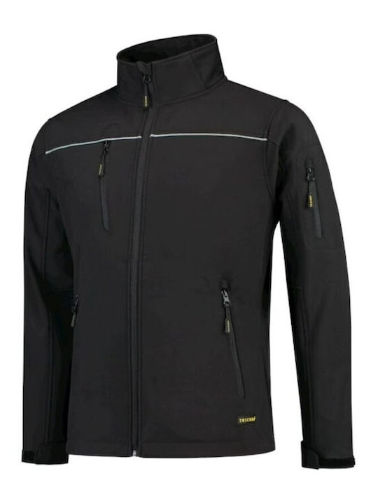 Tricorp Men's Winter Softshell Jacket Waterproof and Windproof Black