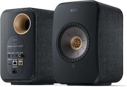 Kef LSX II Home Entertainment Active Speaker 2 No of Drivers with Bluetooth 70W Carbon Black (Pair)